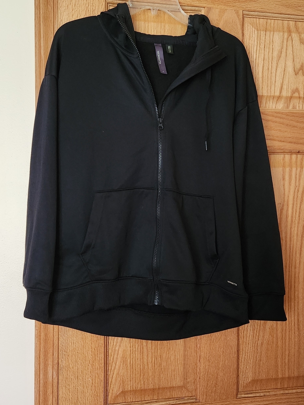 Mondetta Black Full-Zip Hooded Jacket